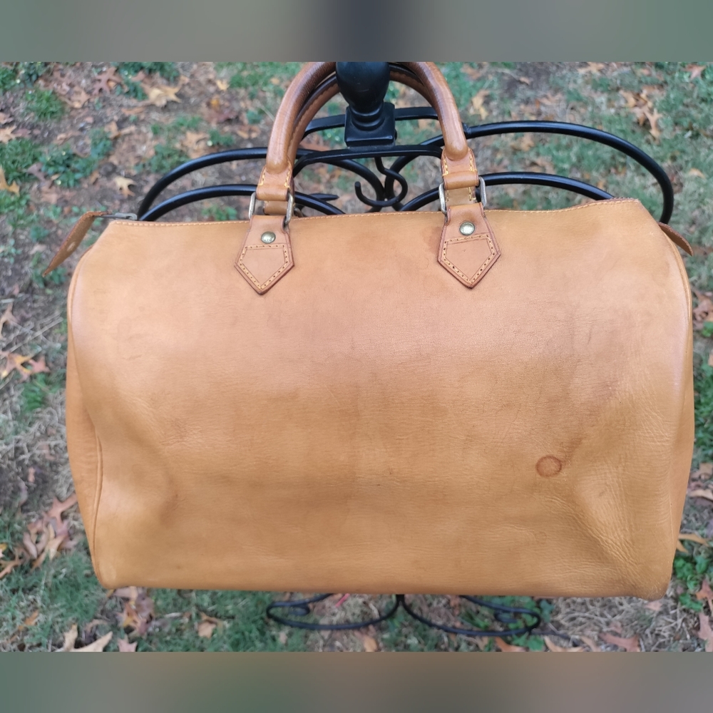 **SOLD*****Authentic Louis Vuitton Speedy 35 Nomade special order vintage